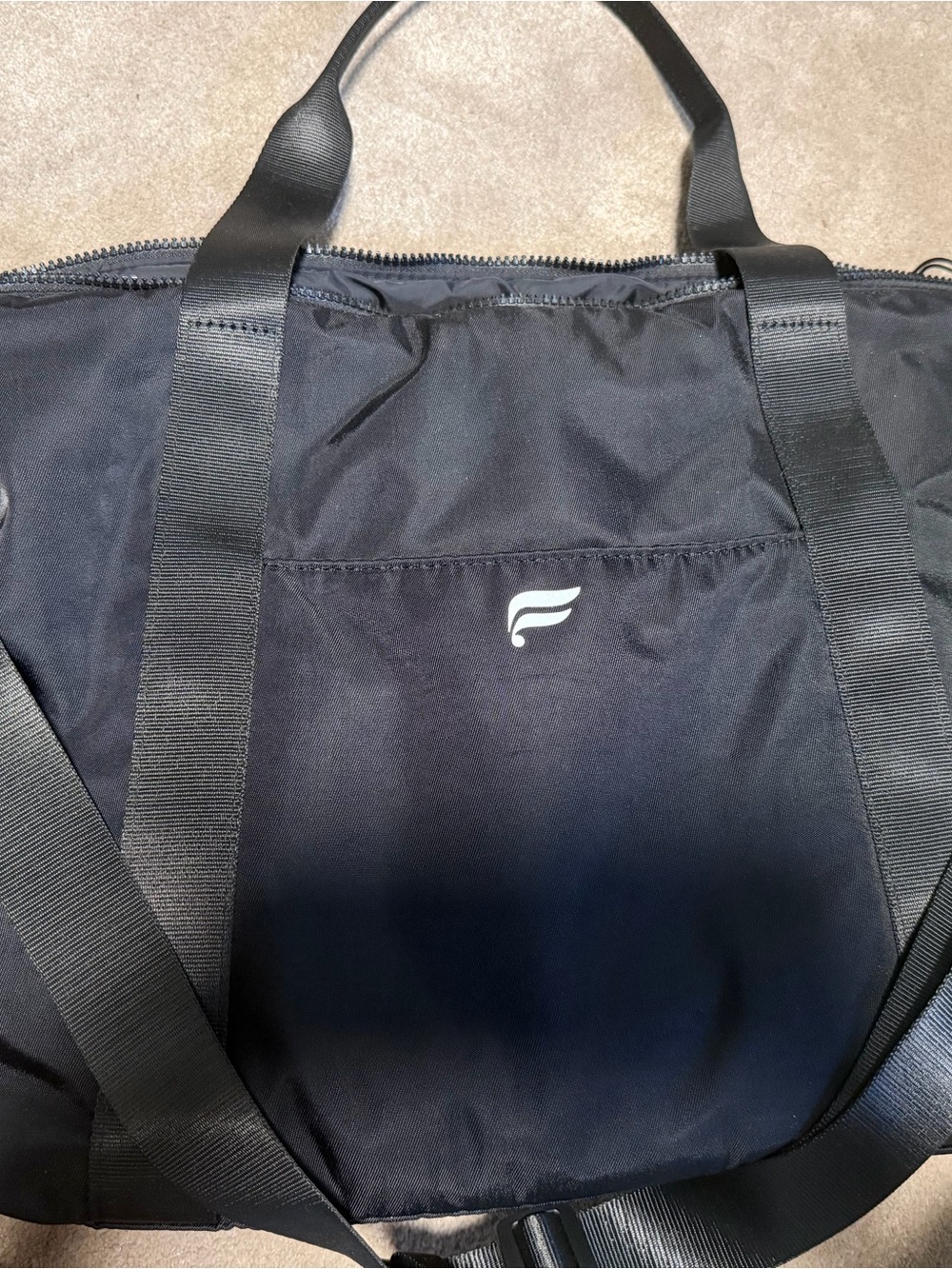 Fabletics Black Weekender Bag